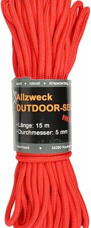 normani Allzweck-Outdoor-Seil 5 mm x 15 m Chetwynd, Rot