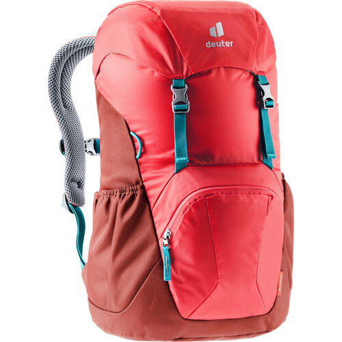 Deuter Wanderrucksack "Junior", Airstripes System, verstellbarer Brustgurt, Außentaschen, für Kinder, rot, OneSize